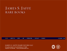 Tablet Screenshot of jamesjaffe.com